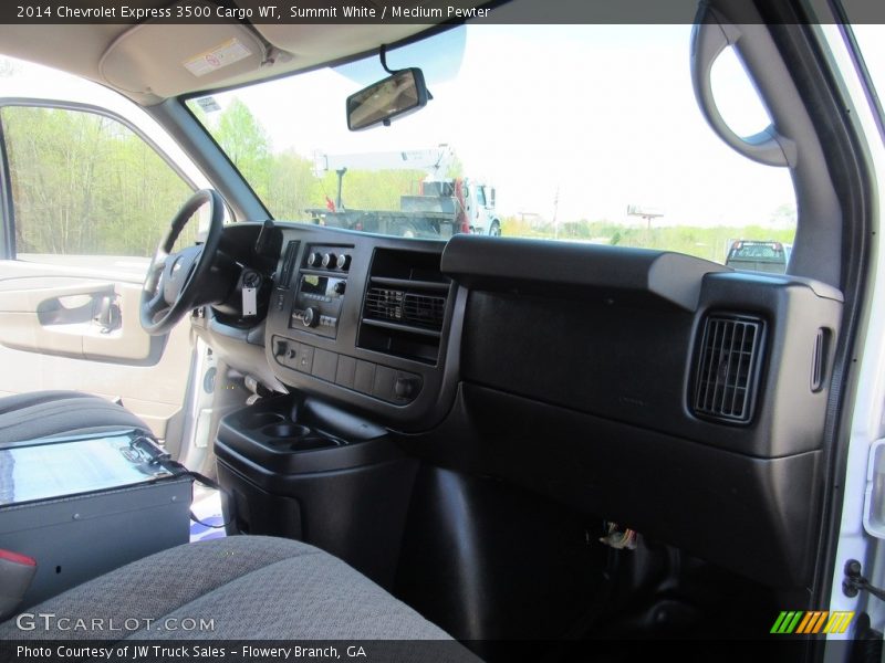 Summit White / Medium Pewter 2014 Chevrolet Express 3500 Cargo WT