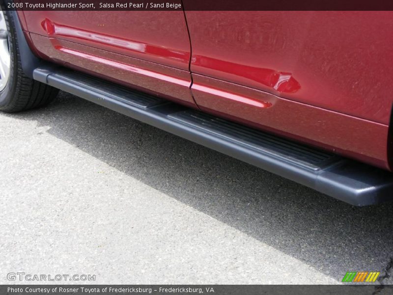 Salsa Red Pearl / Sand Beige 2008 Toyota Highlander Sport