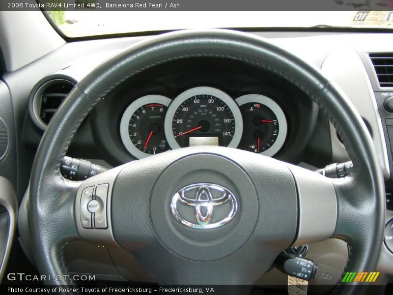 Barcelona Red Pearl / Ash 2008 Toyota RAV4 Limited 4WD
