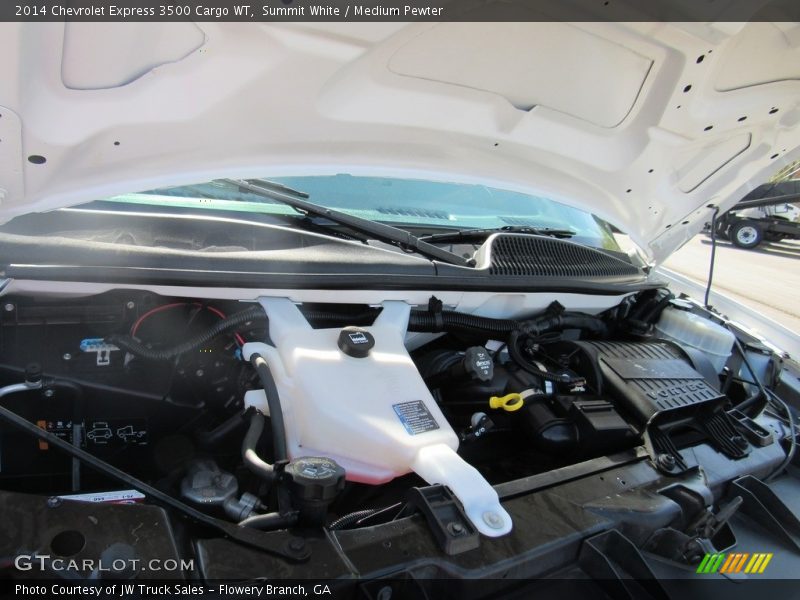 Summit White / Medium Pewter 2014 Chevrolet Express 3500 Cargo WT