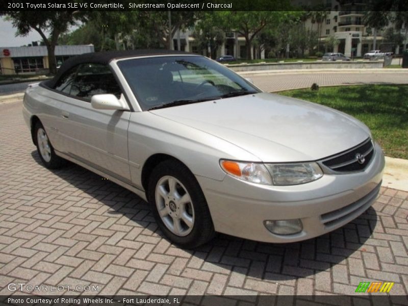 Silverstream Opalescent / Charcoal 2001 Toyota Solara SLE V6 Convertible
