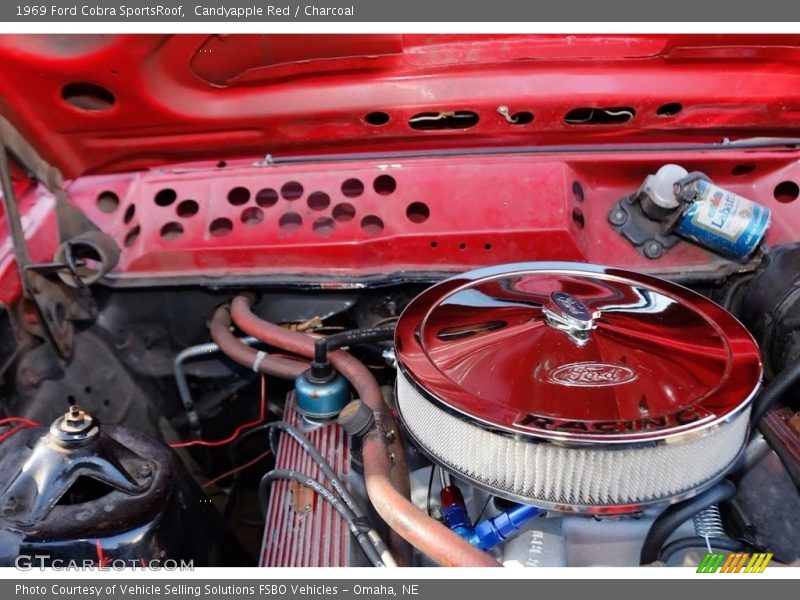 Candyapple Red / Charcoal 1969 Ford Cobra SportsRoof