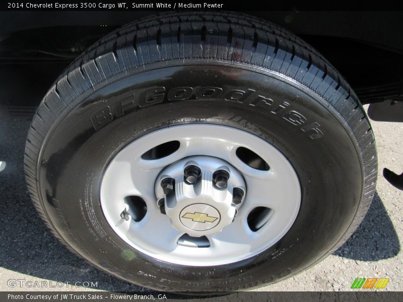 Summit White / Medium Pewter 2014 Chevrolet Express 3500 Cargo WT