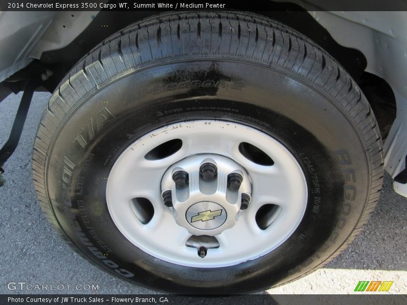 Summit White / Medium Pewter 2014 Chevrolet Express 3500 Cargo WT