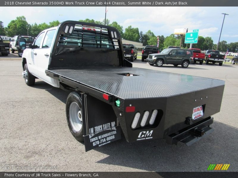 Summit White / Dark Ash/Jet Black 2018 Chevrolet Silverado 3500HD Work Truck Crew Cab 4x4 Chassis