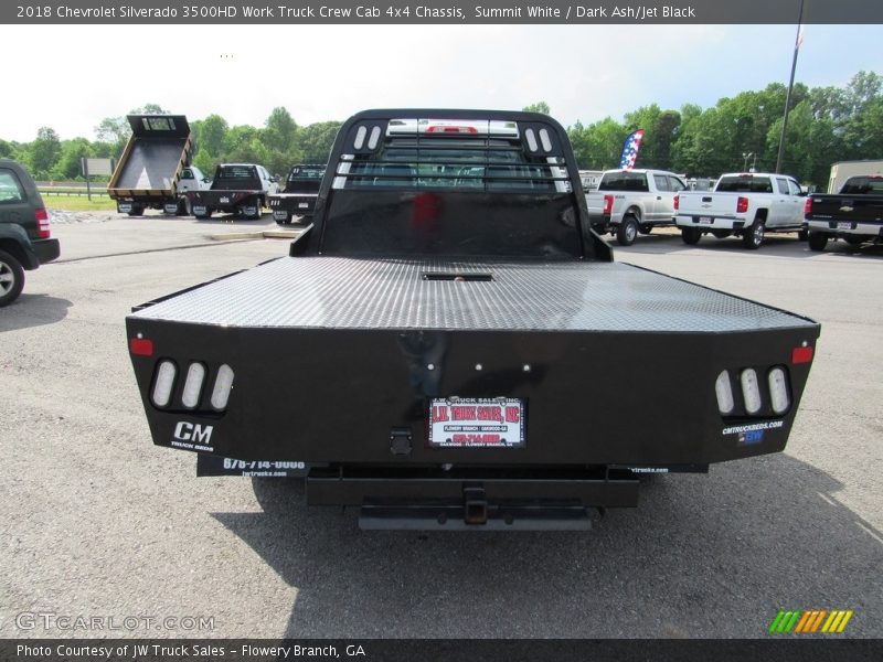 Summit White / Dark Ash/Jet Black 2018 Chevrolet Silverado 3500HD Work Truck Crew Cab 4x4 Chassis