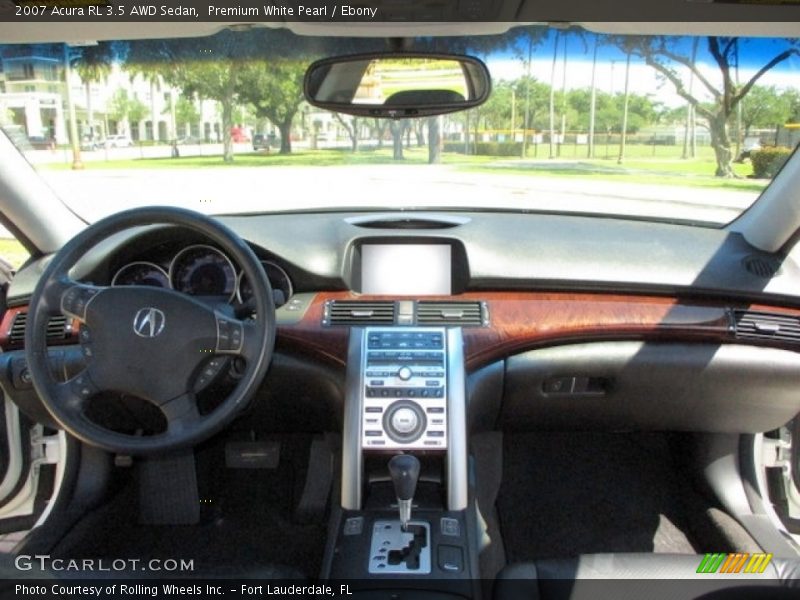 Premium White Pearl / Ebony 2007 Acura RL 3.5 AWD Sedan