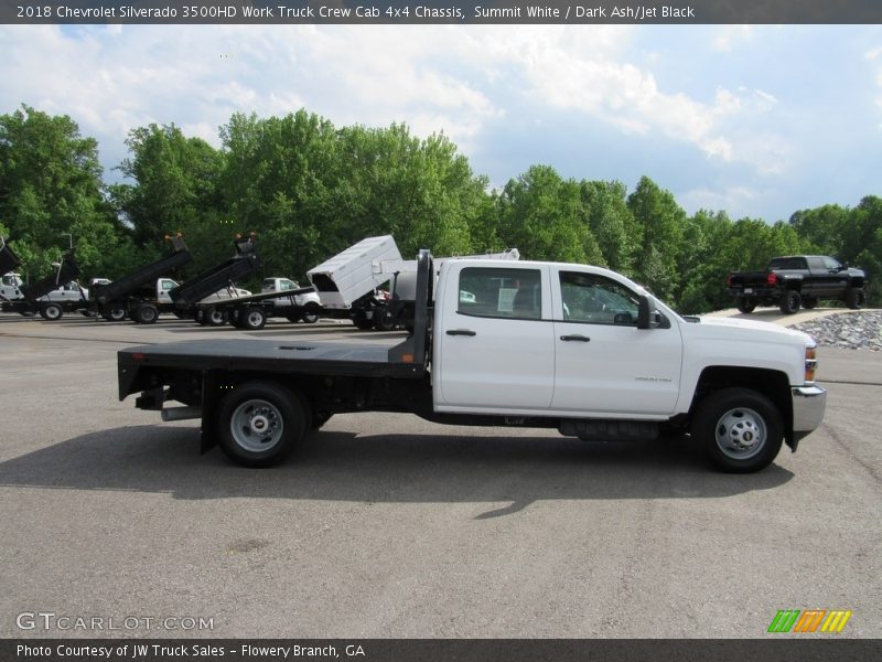  2018 Silverado 3500HD Work Truck Crew Cab 4x4 Chassis Summit White