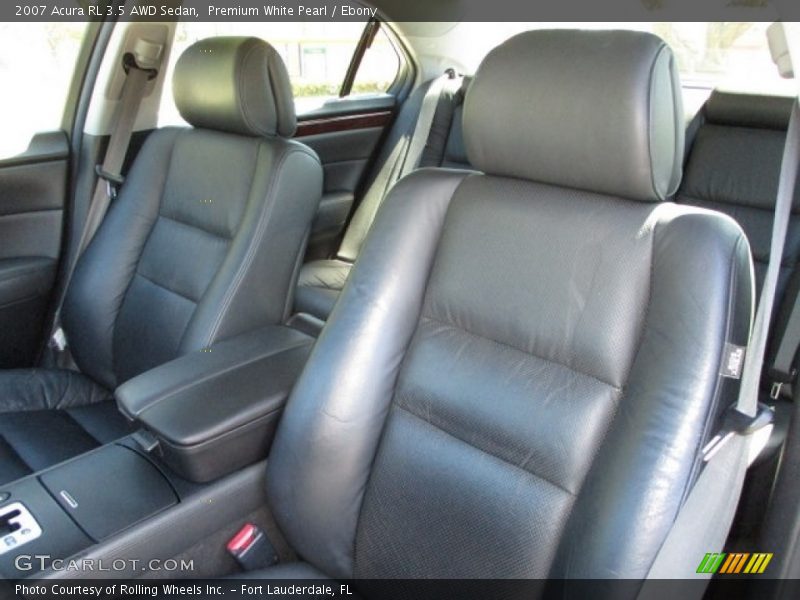 Premium White Pearl / Ebony 2007 Acura RL 3.5 AWD Sedan