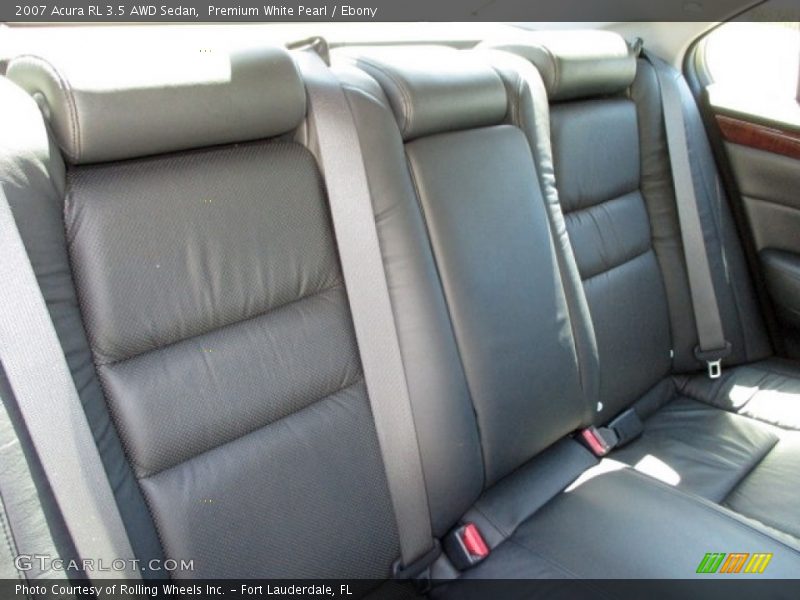 Premium White Pearl / Ebony 2007 Acura RL 3.5 AWD Sedan
