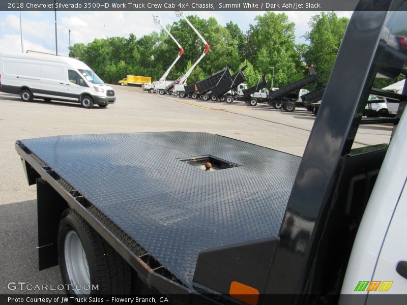 Summit White / Dark Ash/Jet Black 2018 Chevrolet Silverado 3500HD Work Truck Crew Cab 4x4 Chassis
