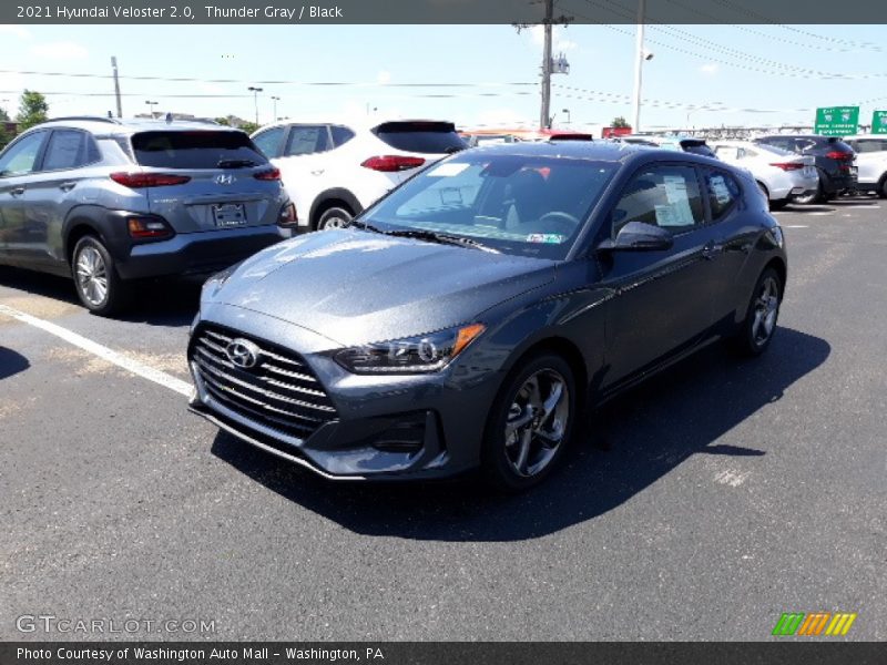 Thunder Gray / Black 2021 Hyundai Veloster 2.0