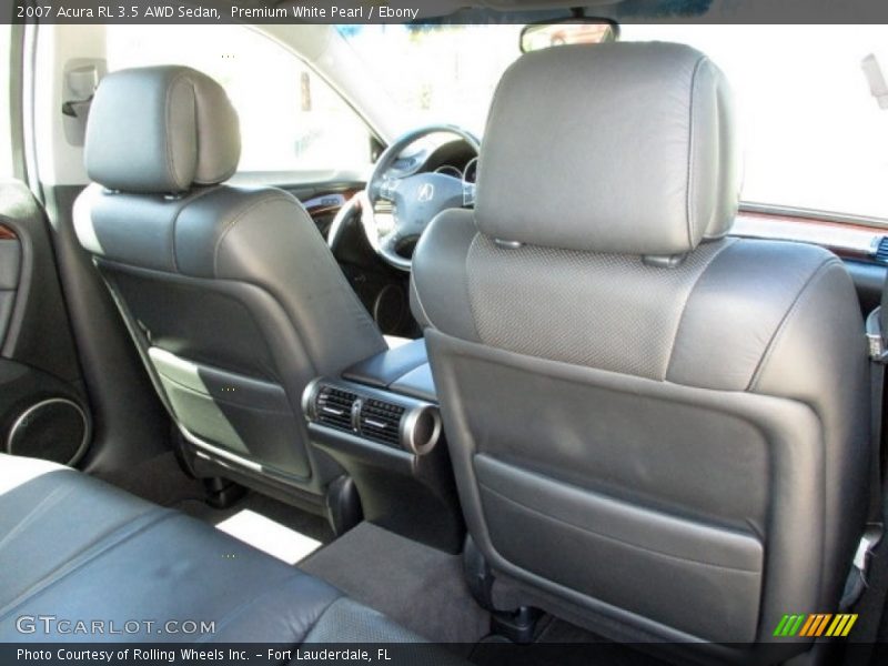 Premium White Pearl / Ebony 2007 Acura RL 3.5 AWD Sedan