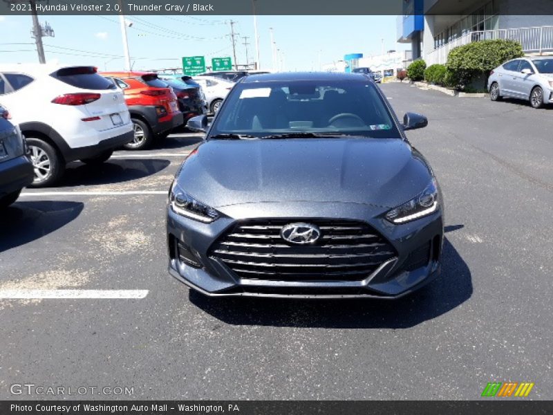 Thunder Gray / Black 2021 Hyundai Veloster 2.0