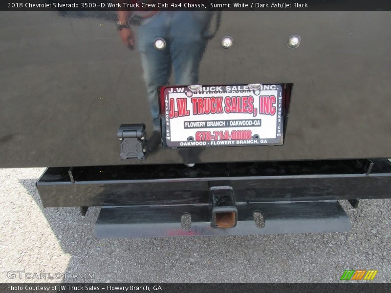 Summit White / Dark Ash/Jet Black 2018 Chevrolet Silverado 3500HD Work Truck Crew Cab 4x4 Chassis