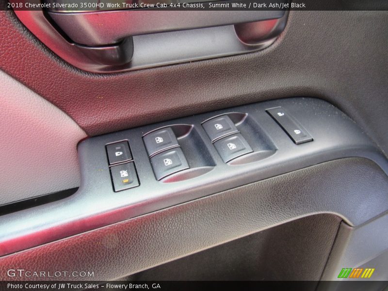 Summit White / Dark Ash/Jet Black 2018 Chevrolet Silverado 3500HD Work Truck Crew Cab 4x4 Chassis