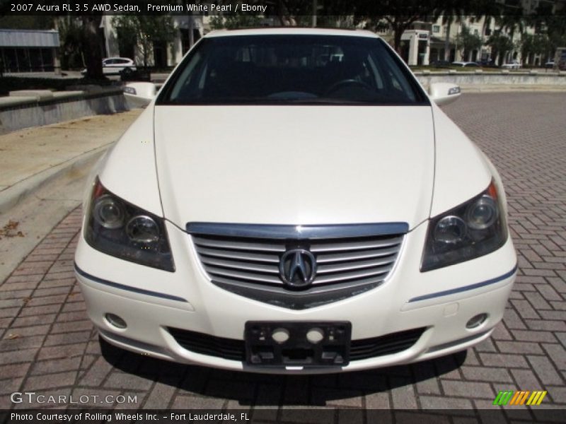 Premium White Pearl / Ebony 2007 Acura RL 3.5 AWD Sedan