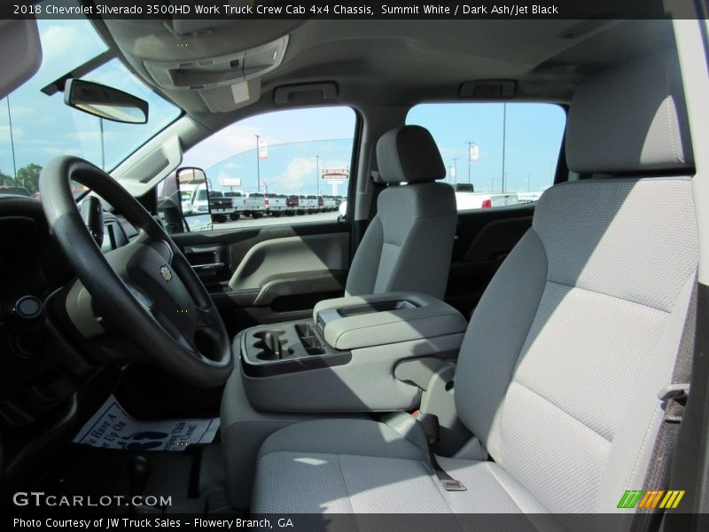 Summit White / Dark Ash/Jet Black 2018 Chevrolet Silverado 3500HD Work Truck Crew Cab 4x4 Chassis