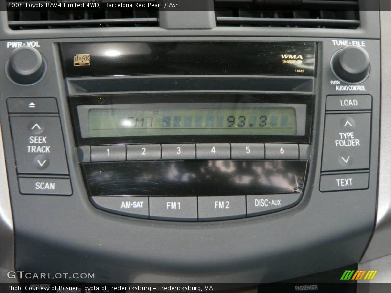 Barcelona Red Pearl / Ash 2008 Toyota RAV4 Limited 4WD