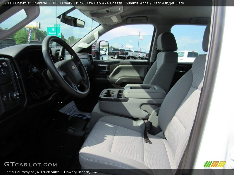 Summit White / Dark Ash/Jet Black 2018 Chevrolet Silverado 3500HD Work Truck Crew Cab 4x4 Chassis