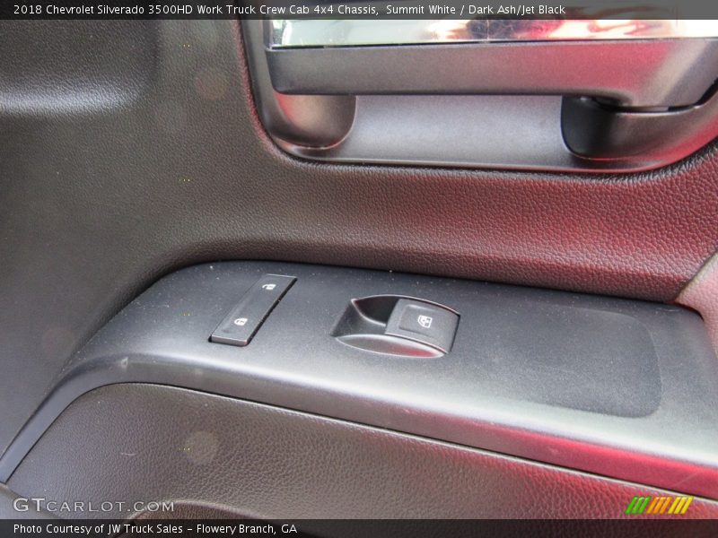 Summit White / Dark Ash/Jet Black 2018 Chevrolet Silverado 3500HD Work Truck Crew Cab 4x4 Chassis