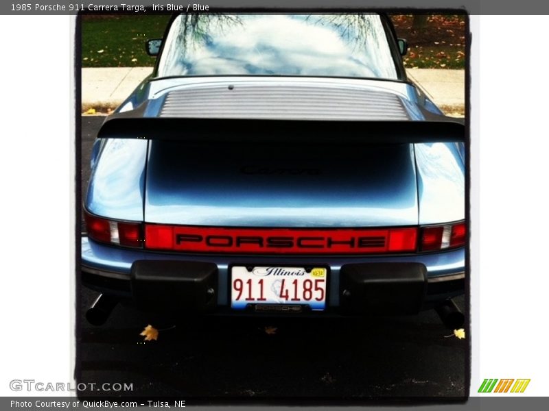 Iris Blue / Blue 1985 Porsche 911 Carrera Targa