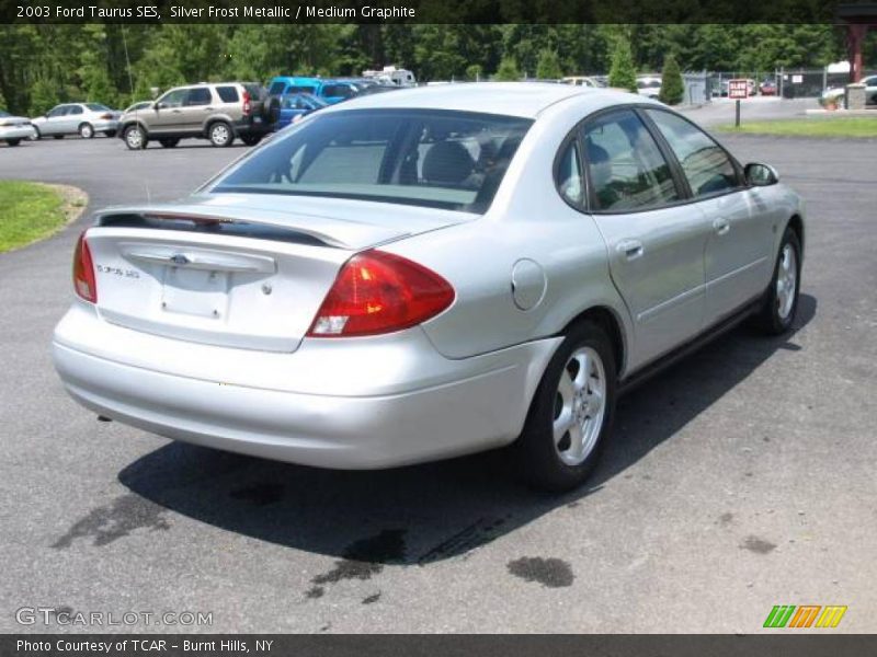 Silver Frost Metallic / Medium Graphite 2003 Ford Taurus SES