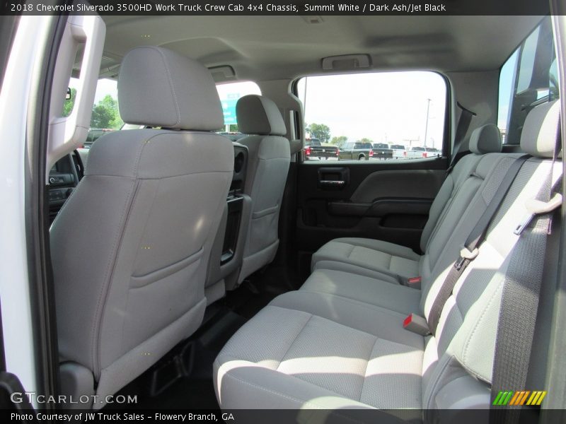 Summit White / Dark Ash/Jet Black 2018 Chevrolet Silverado 3500HD Work Truck Crew Cab 4x4 Chassis