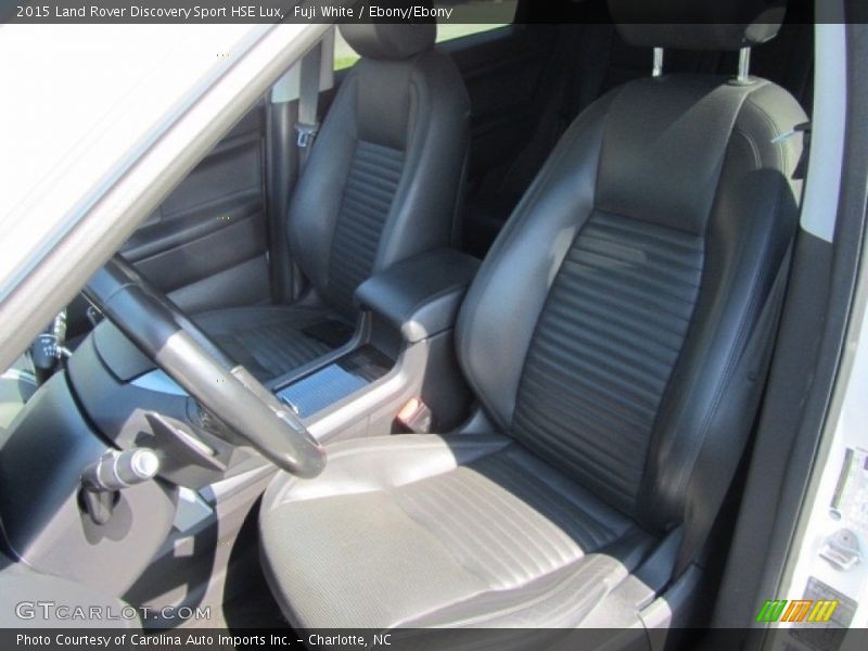 Front Seat of 2015 Discovery Sport HSE Lux