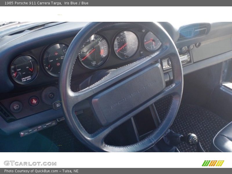 Iris Blue / Blue 1985 Porsche 911 Carrera Targa