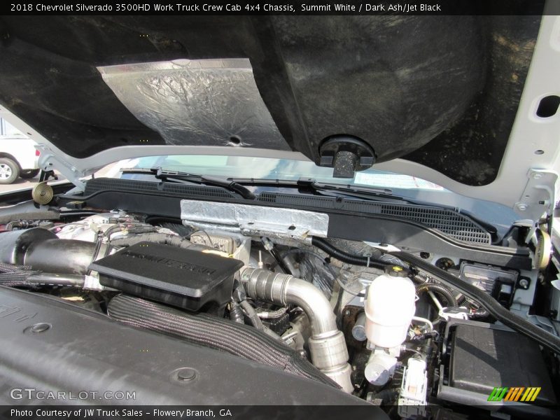 Summit White / Dark Ash/Jet Black 2018 Chevrolet Silverado 3500HD Work Truck Crew Cab 4x4 Chassis