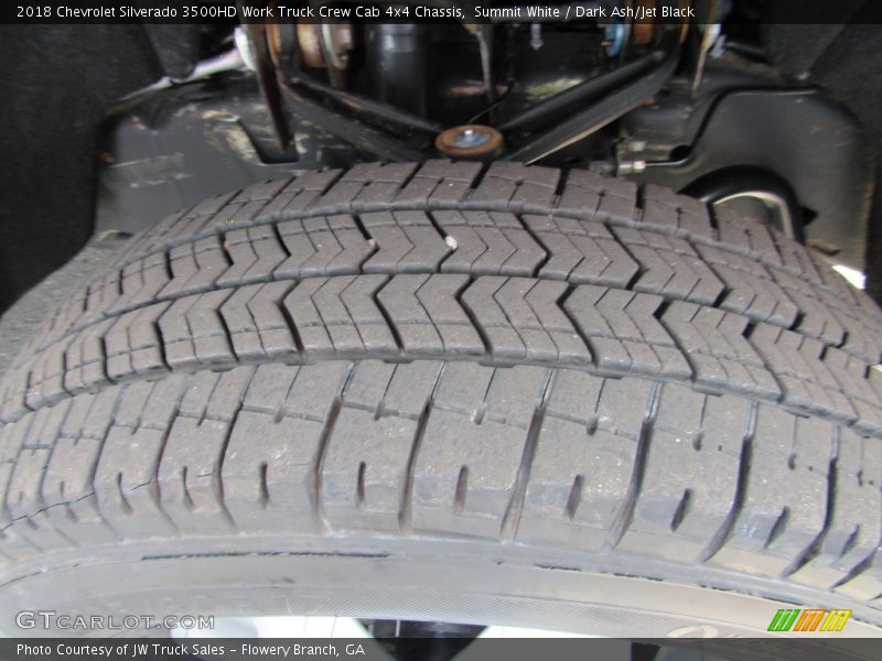 Summit White / Dark Ash/Jet Black 2018 Chevrolet Silverado 3500HD Work Truck Crew Cab 4x4 Chassis