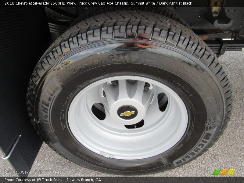 Summit White / Dark Ash/Jet Black 2018 Chevrolet Silverado 3500HD Work Truck Crew Cab 4x4 Chassis