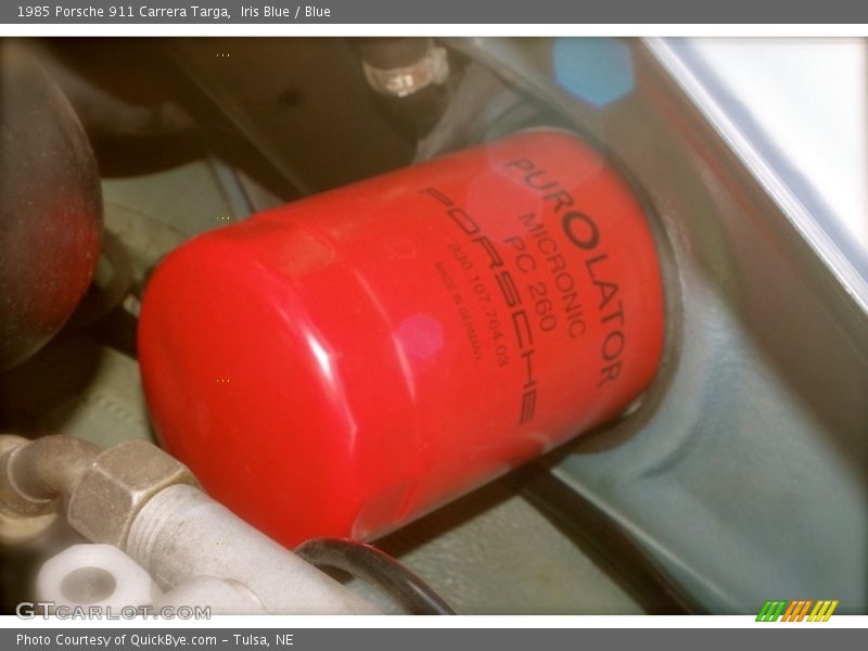 Iris Blue / Blue 1985 Porsche 911 Carrera Targa