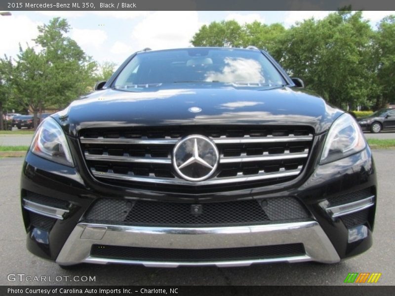 Black / Black 2015 Mercedes-Benz ML 350