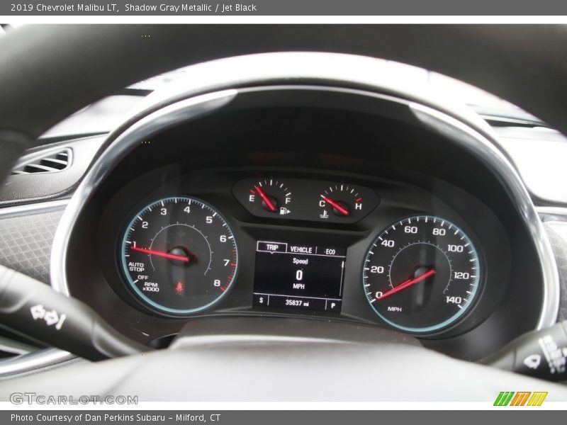 Shadow Gray Metallic / Jet Black 2019 Chevrolet Malibu LT