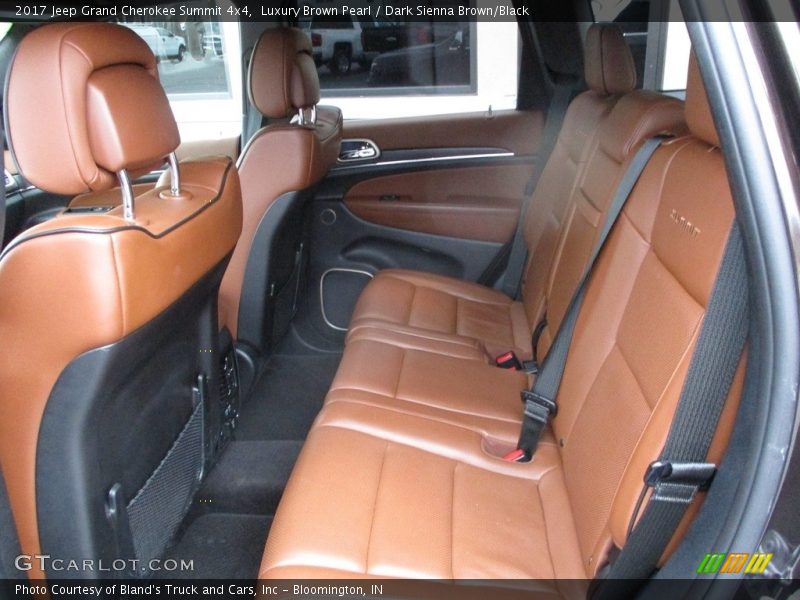 Luxury Brown Pearl / Dark Sienna Brown/Black 2017 Jeep Grand Cherokee Summit 4x4