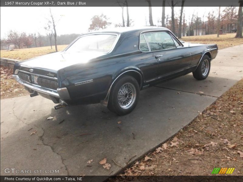 Dark Blue / Blue 1967 Mercury Cougar XR-7