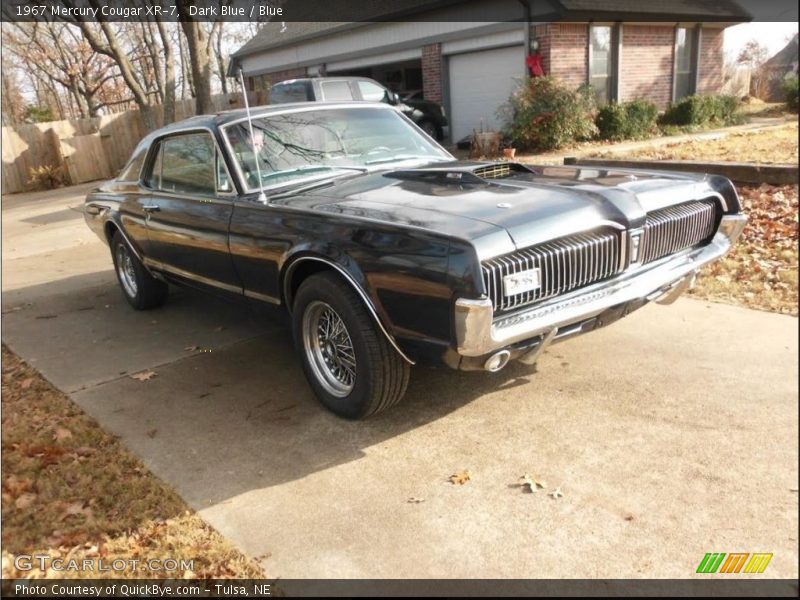 Dark Blue / Blue 1967 Mercury Cougar XR-7