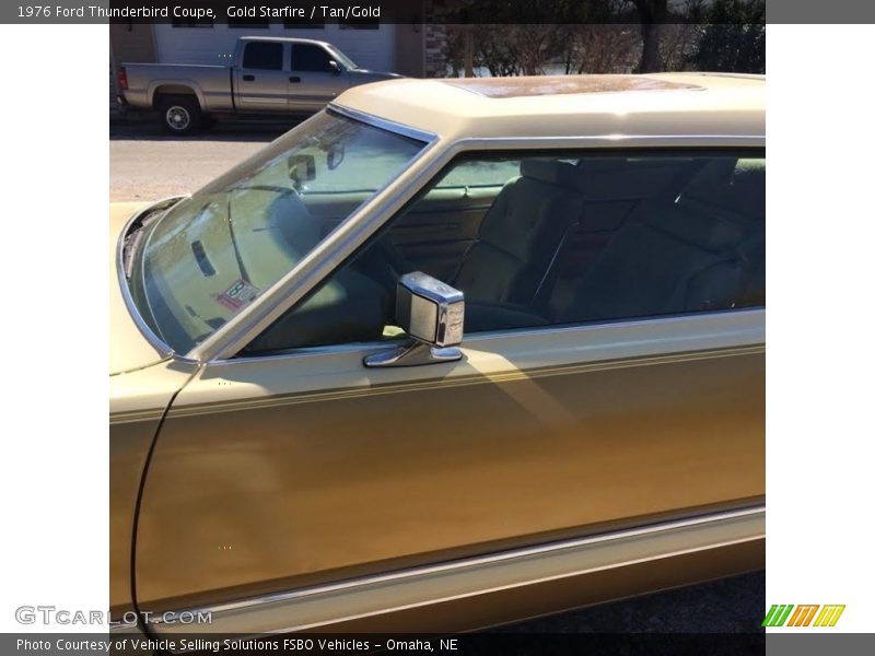 Gold Starfire / Tan/Gold 1976 Ford Thunderbird Coupe
