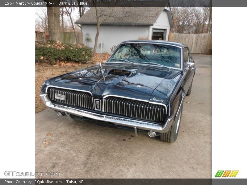 Dark Blue / Blue 1967 Mercury Cougar XR-7