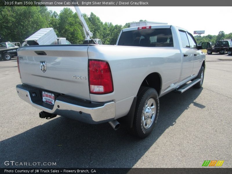 Bright Silver Metallic / Diesel Gray/Black 2016 Ram 3500 Tradesman Crew Cab 4x4