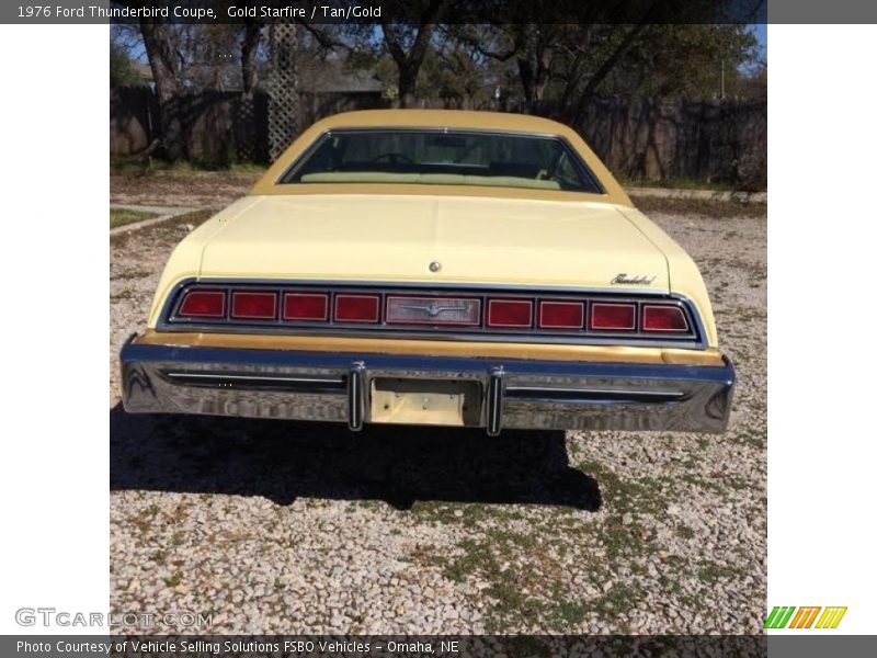Gold Starfire / Tan/Gold 1976 Ford Thunderbird Coupe