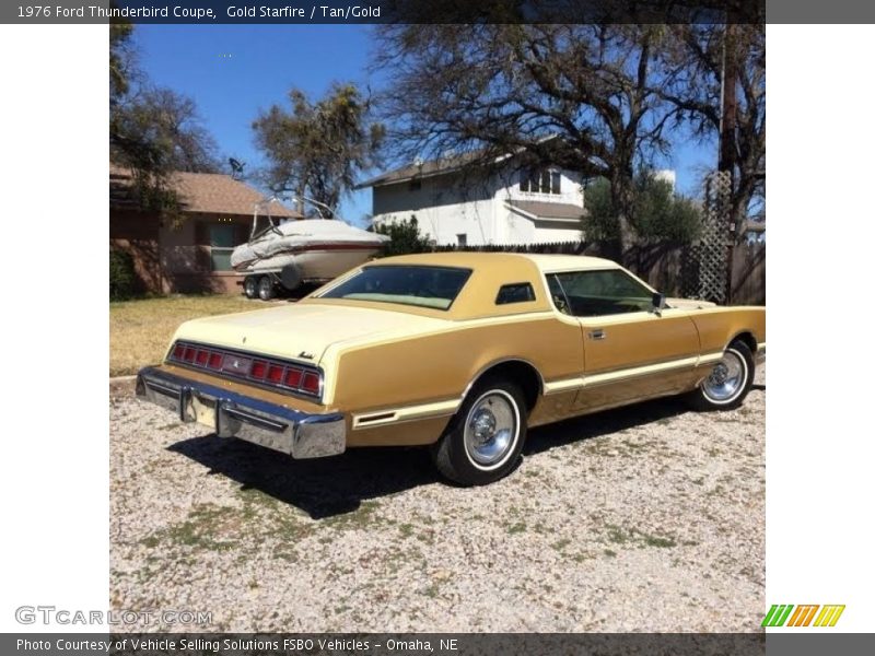  1976 Thunderbird Coupe Gold Starfire