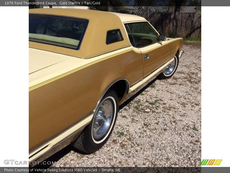 Gold Starfire / Tan/Gold 1976 Ford Thunderbird Coupe