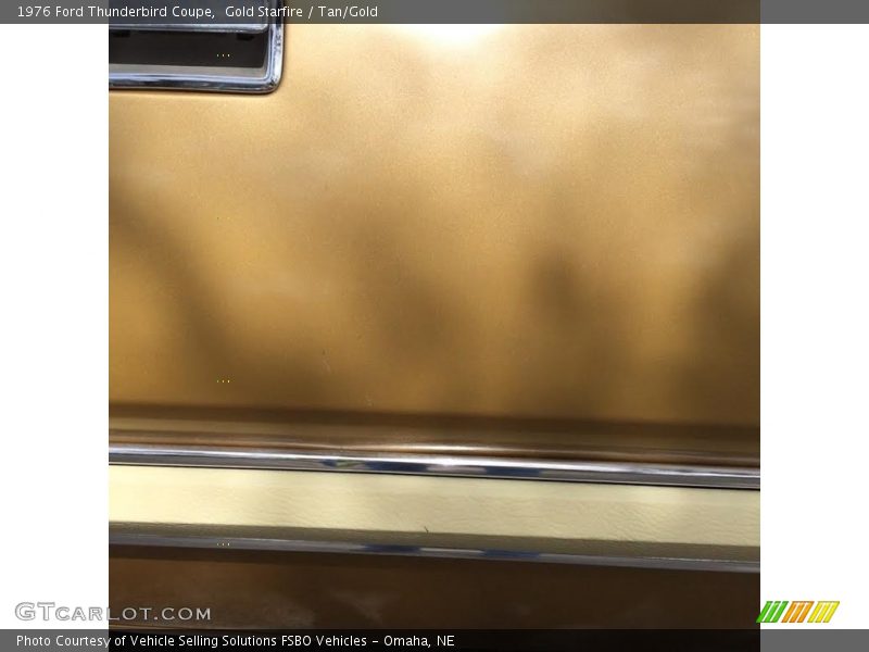 Gold Starfire / Tan/Gold 1976 Ford Thunderbird Coupe