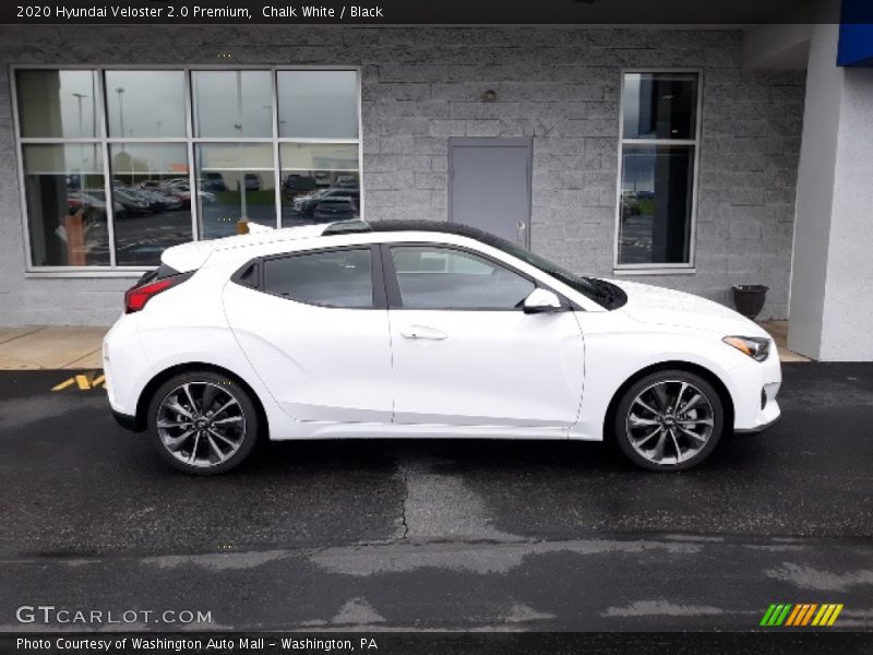 Chalk White / Black 2020 Hyundai Veloster 2.0 Premium