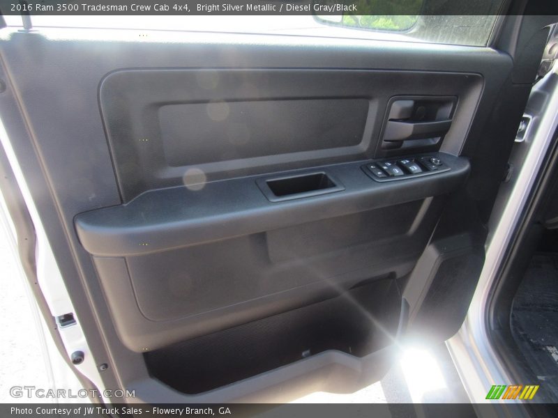 Bright Silver Metallic / Diesel Gray/Black 2016 Ram 3500 Tradesman Crew Cab 4x4