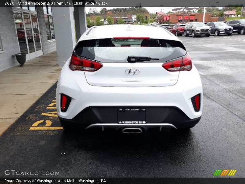Chalk White / Black 2020 Hyundai Veloster 2.0 Premium