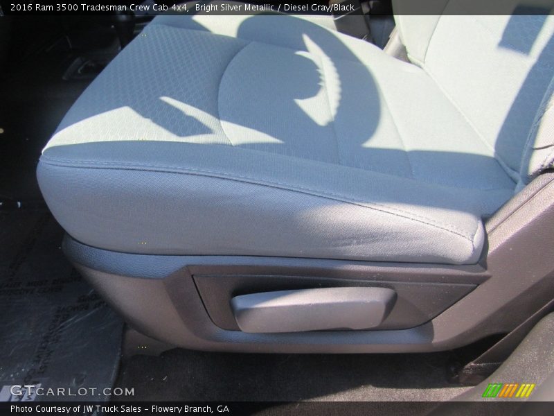 Bright Silver Metallic / Diesel Gray/Black 2016 Ram 3500 Tradesman Crew Cab 4x4